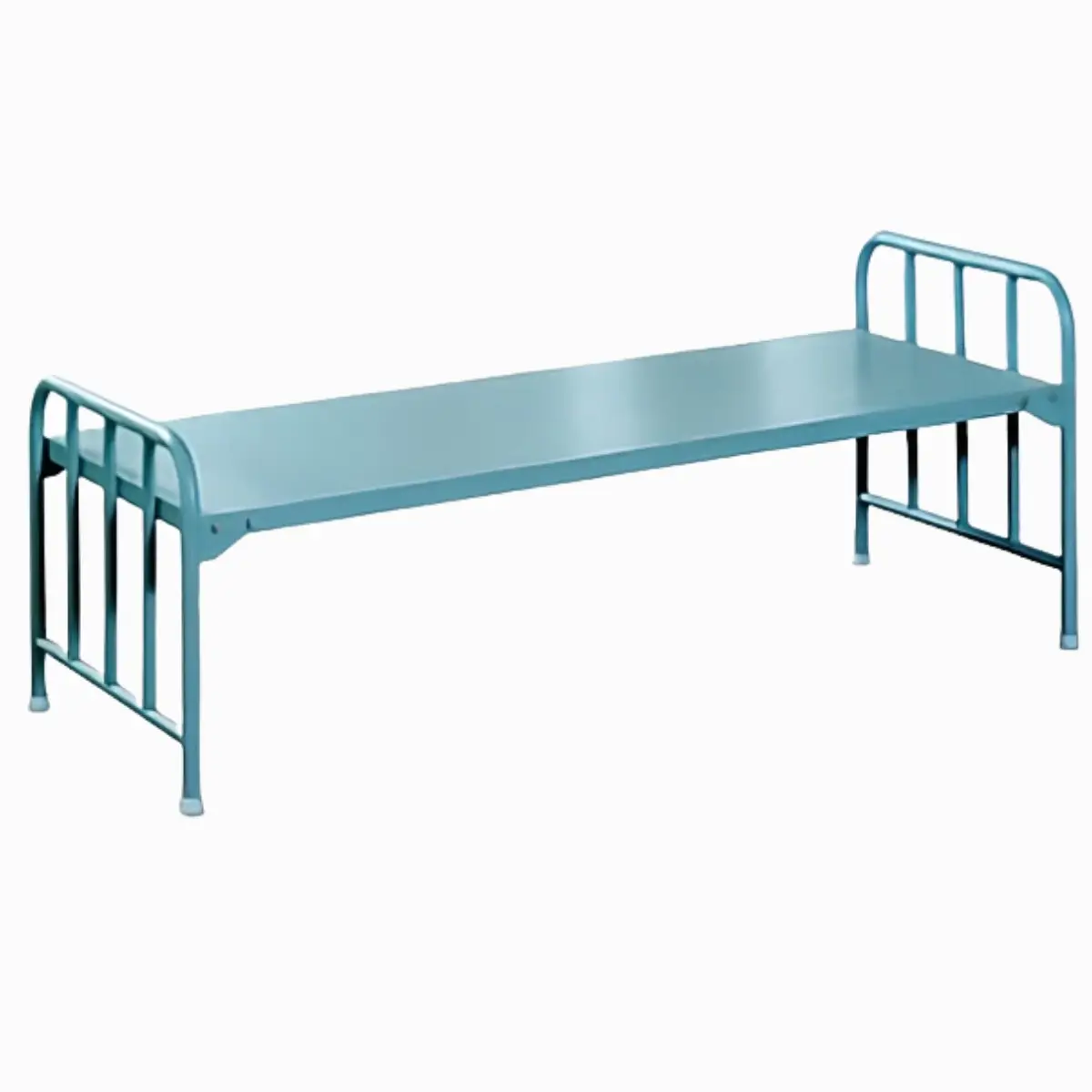 Powder Coated Steel Cot | 75″ × 30″ × 18″ Single Bed