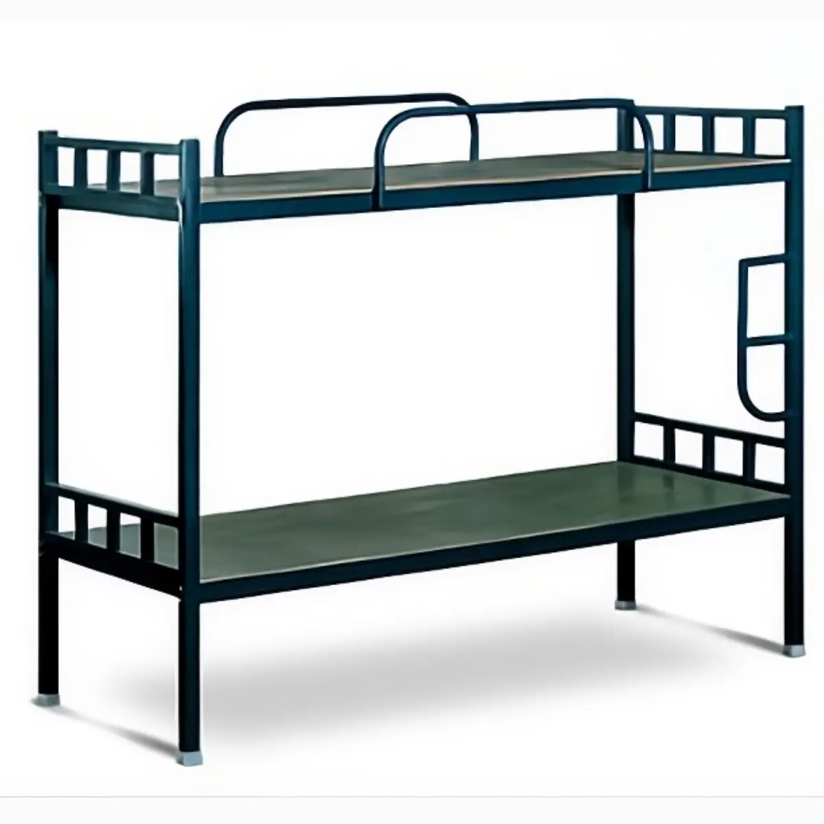 Powder Coated Two Tier Steel Cot with Storage | 75″ × 30″ × 54″ Bunk Bed