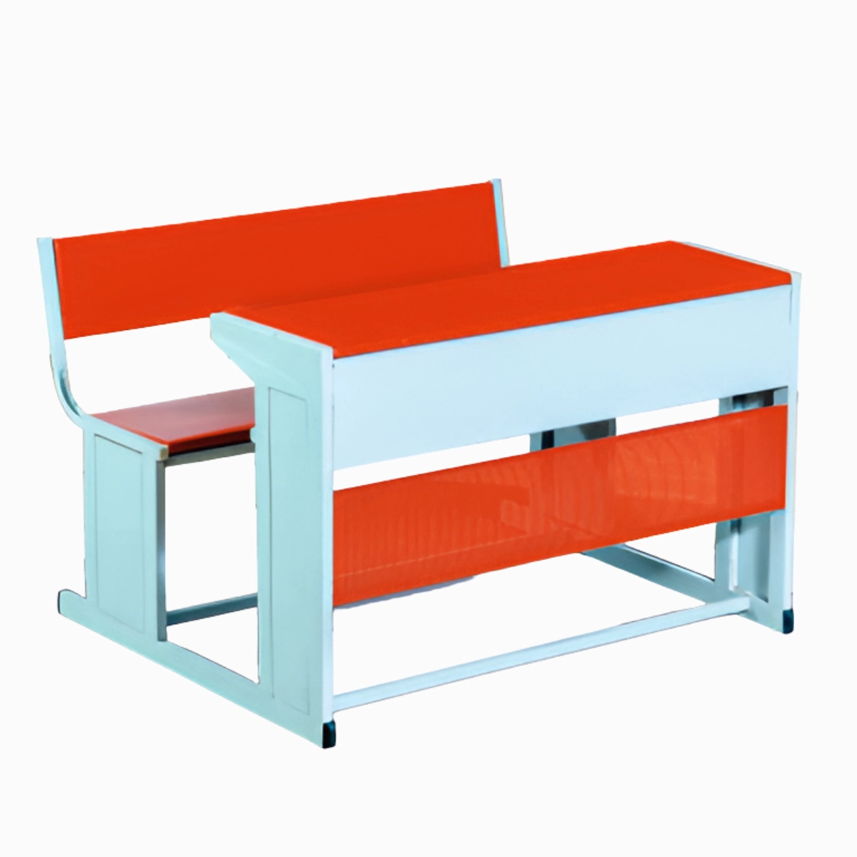 Powder Coated 2 Seater Bench & Desk | School Classroom Furniture